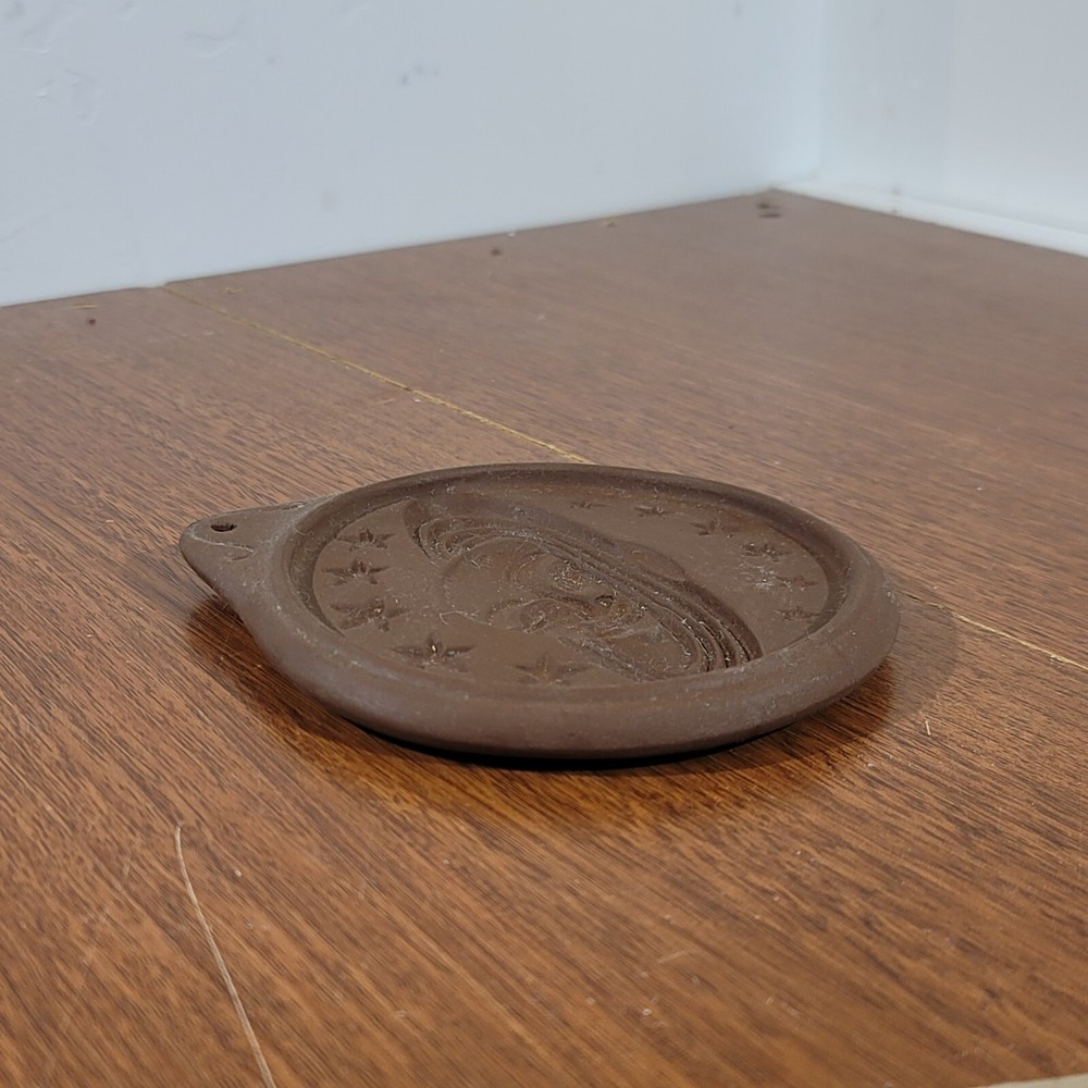 Vintage Ceramic Cookie Press Saturn & Stars