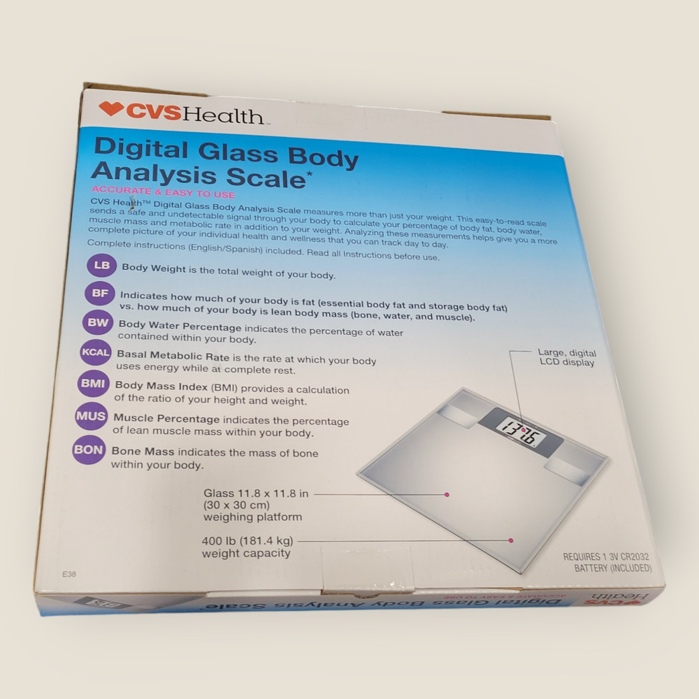 400 Digital Glass Body analysis Scale