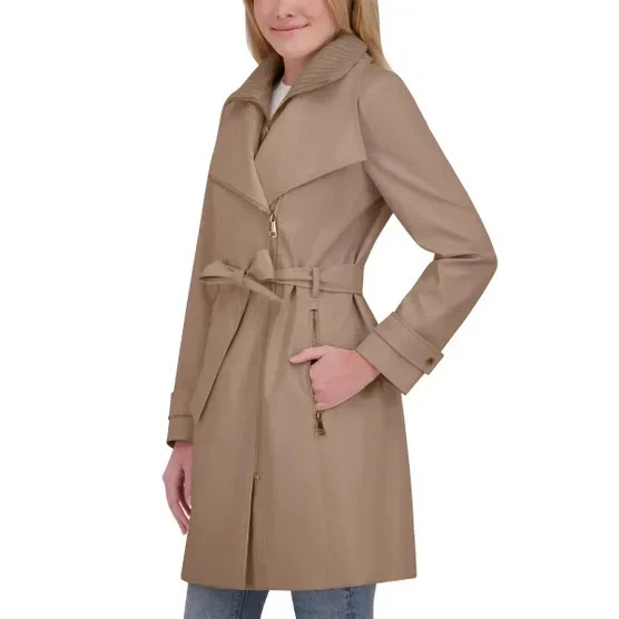 Halston Women's Belted Trench Coat
