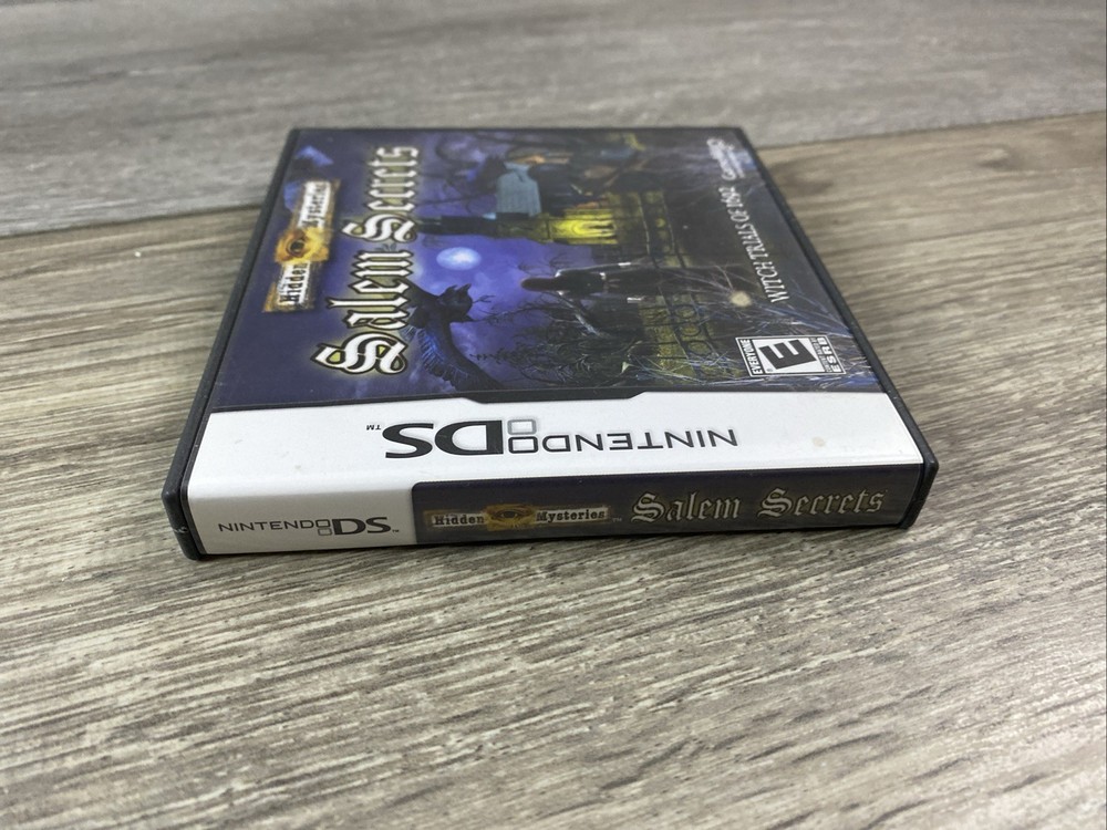 Nintendo DS - Hidden Mysteries Salem Secrets Authentic Case Manual Only