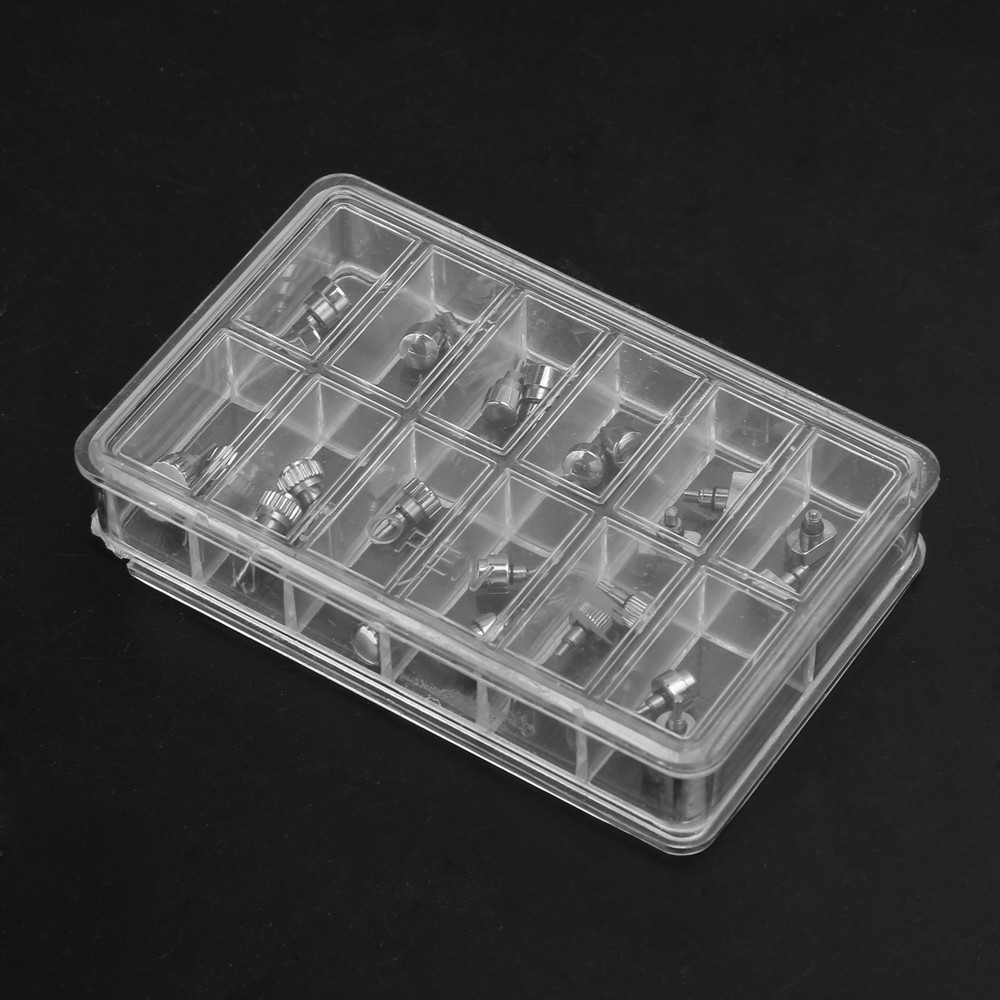 1 Box Watch Button Watch Pusher Press Button Watchmaker Repairing Accessory