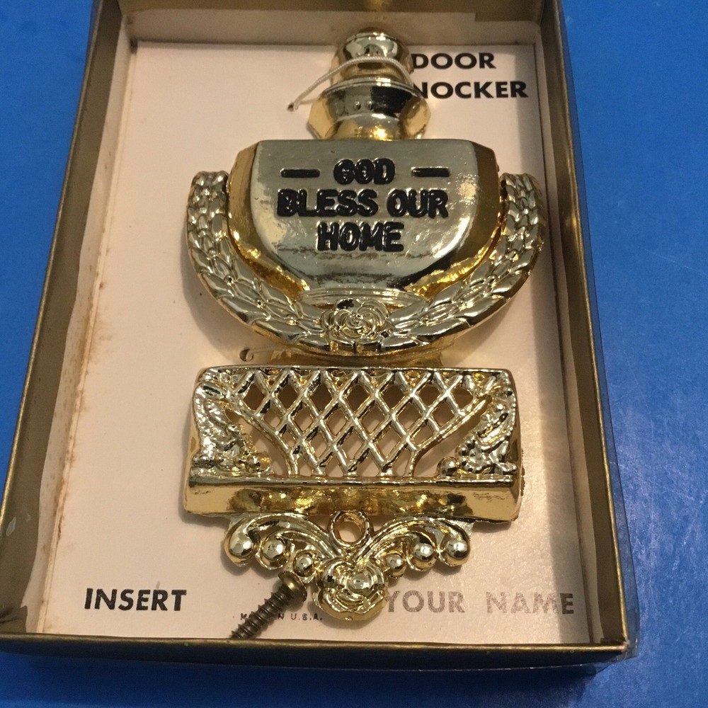 God Bless Our Home Door Knocker