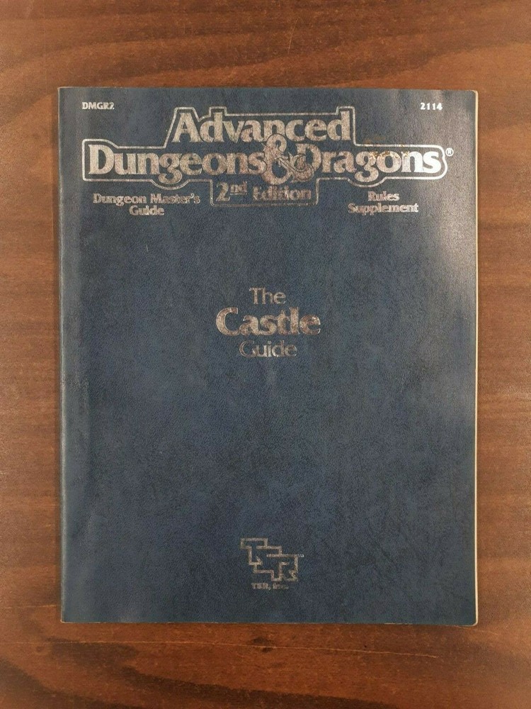 Advanced Dungeons & Dragons 2nd Ed: The Castle Guide TSR 2114