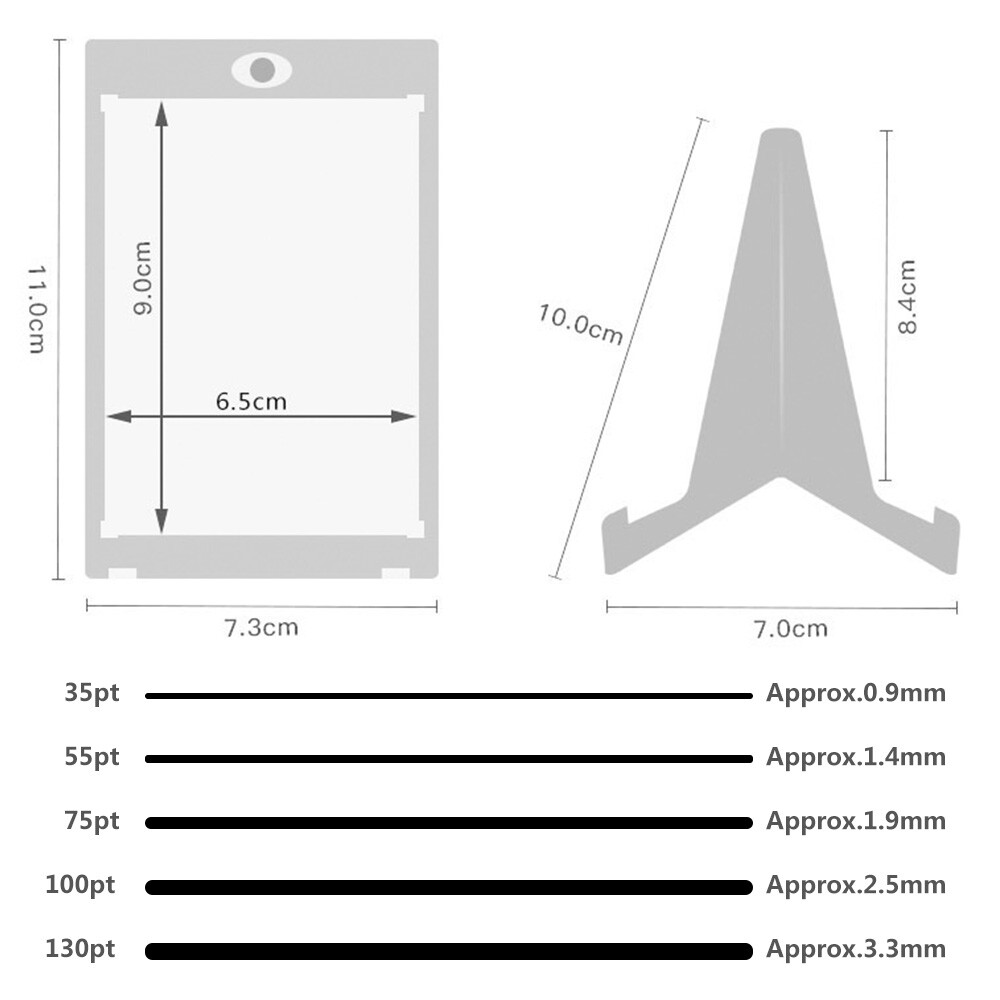 35-130PT Magnetic Trading Sports Card Holders Protector One-Touch Display Case
