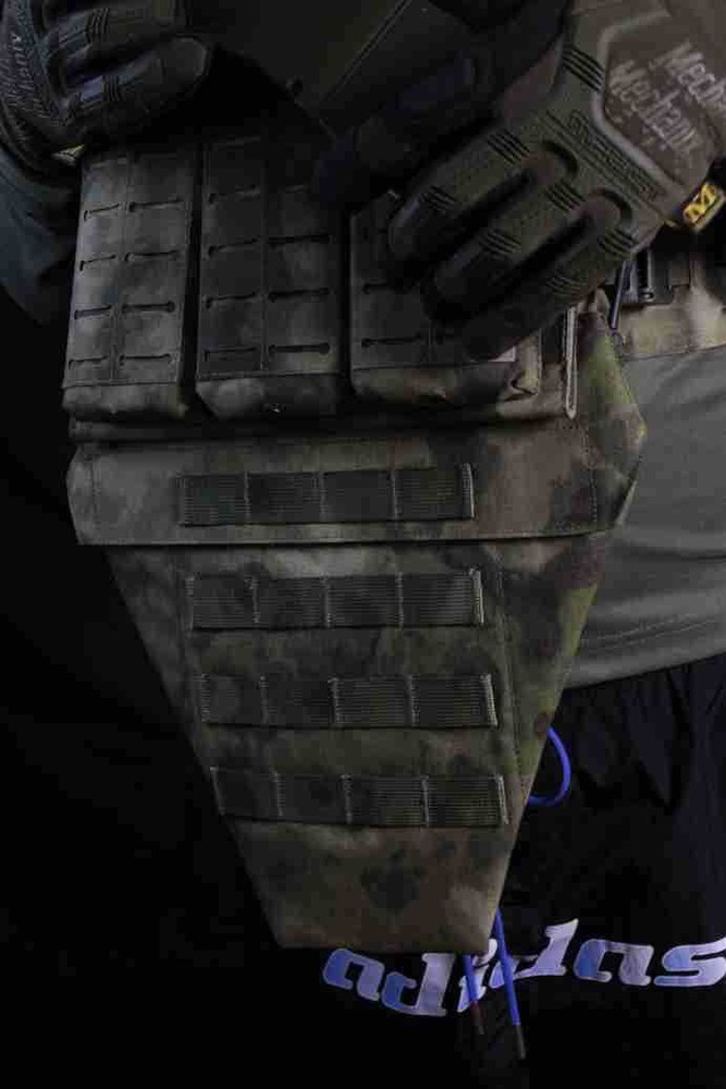 Tactical Vest Lap style groin/pelvic Protector Molle Jockstrap Baffle Panel