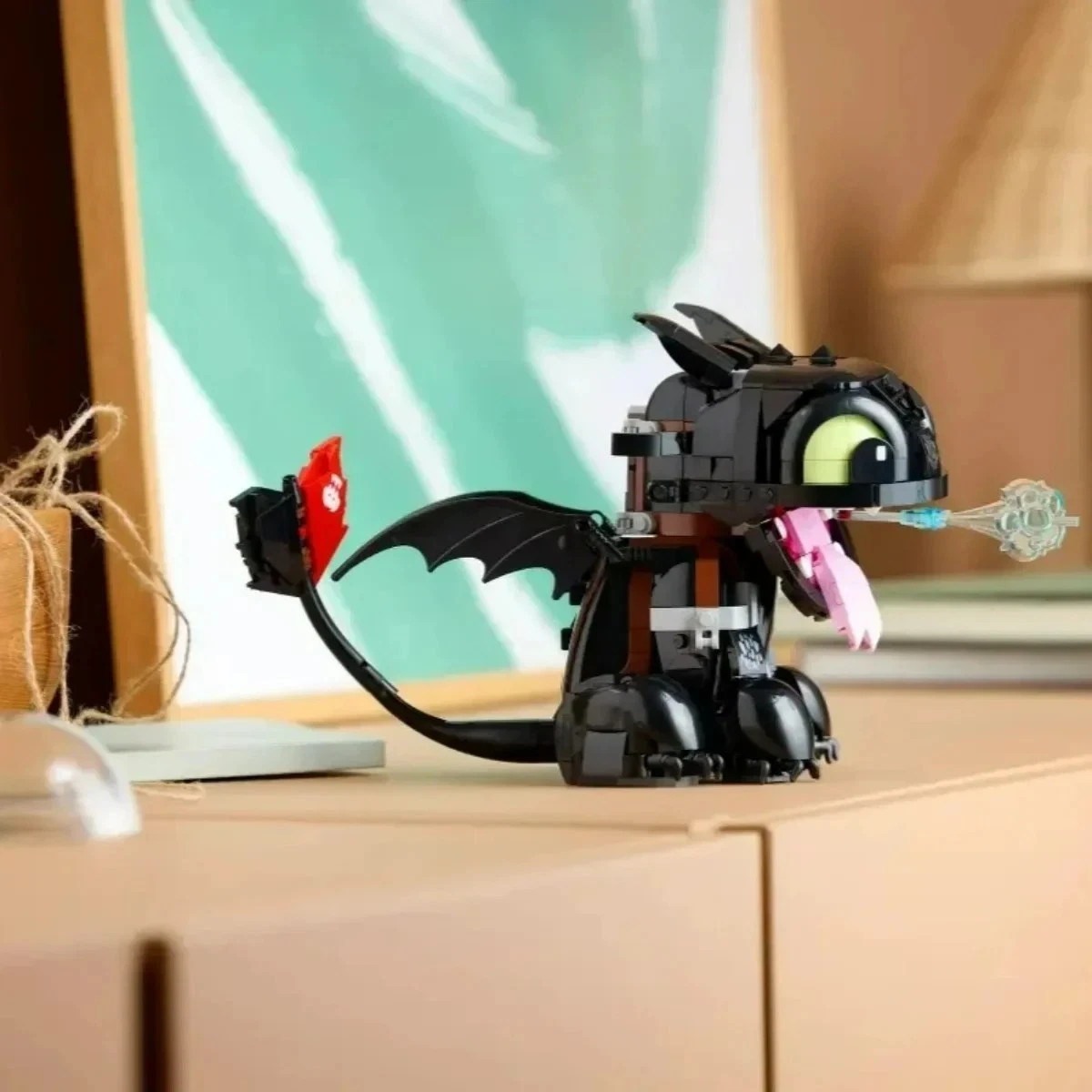 Miniso Disney Toothless 10375 Building Set 784PCS How To Train Your Dragon Model