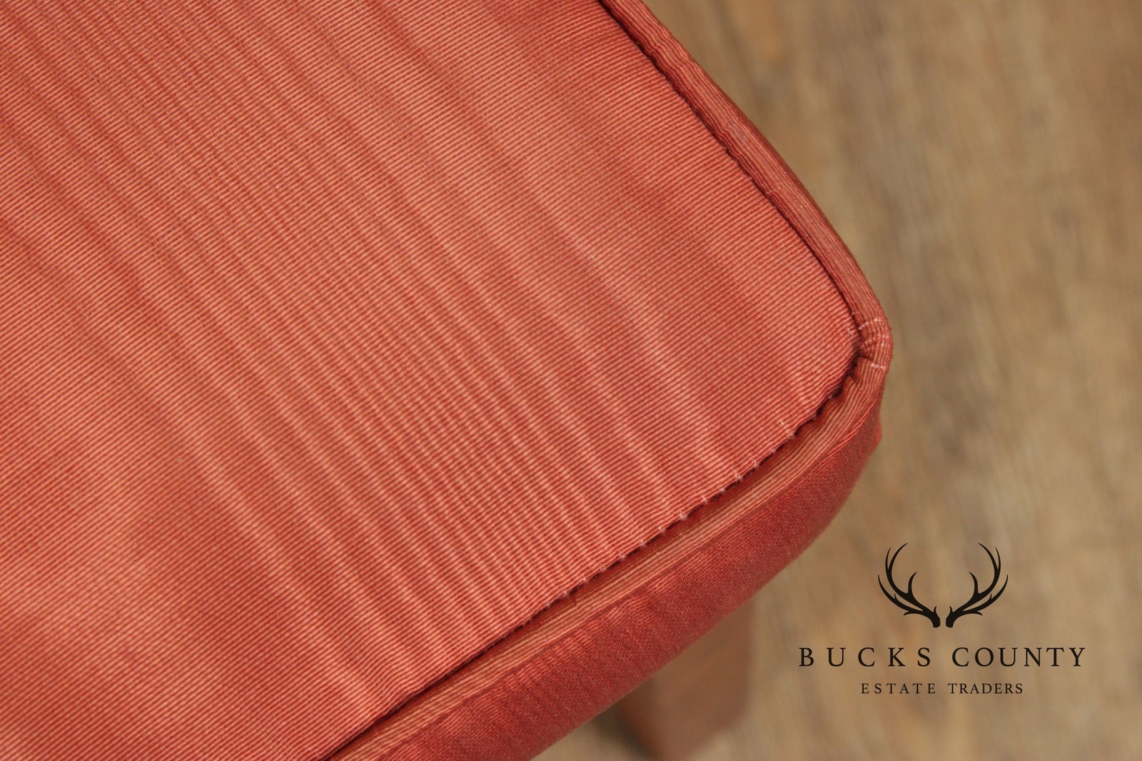 Jens Risom Mid Century Modern Pair Of Walnut Stools