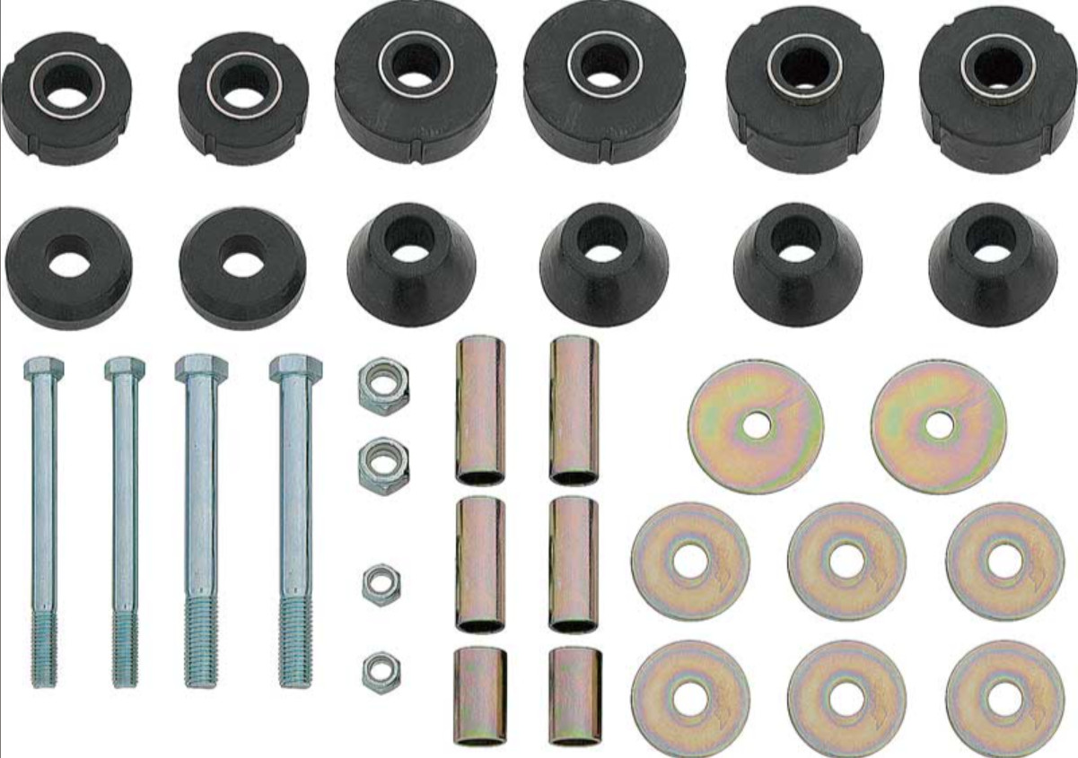 2WD Cab Mounting Bushing Hardware 1967 68 69 70 71 1972 Chevy GMC 1/2 Ton Truck