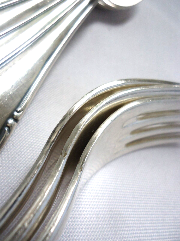 PRUNUS 90 SILVERPLATE SPOON,FORKS 8-PIECES