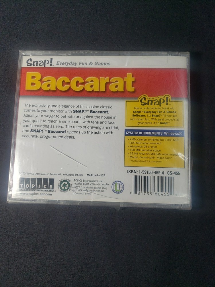 Baccarat Cd Rom