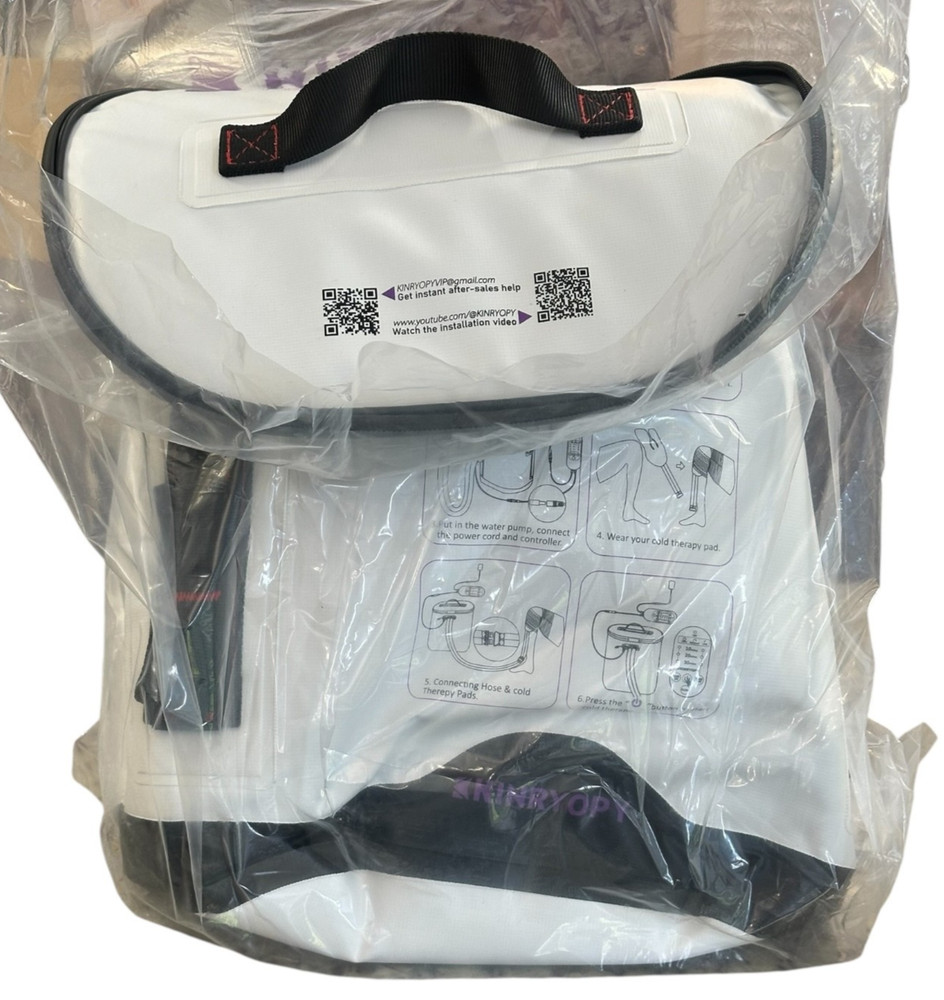 Kinryopy Cold Therapy Machine with Timer, Portable Ice Machine, Open Box