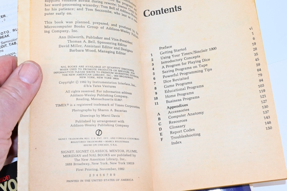 Timex Sinclair 1000 Bundle 16K RAM Tapes Books Untested 1982 PC