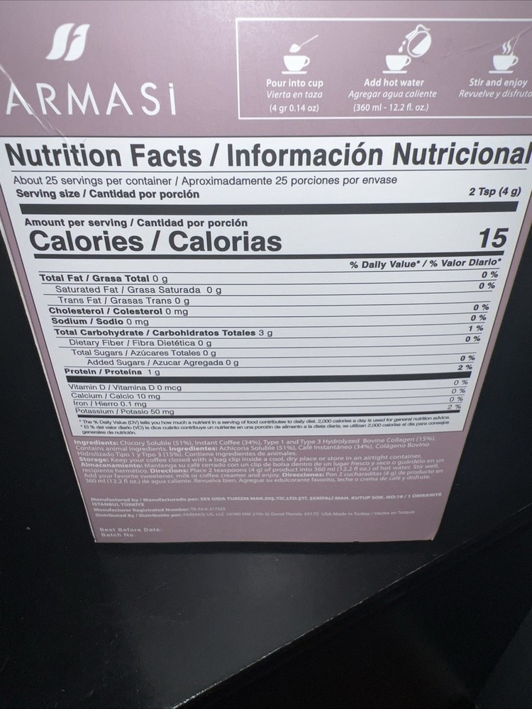 Two Coffee Instant Chicory And Collagen