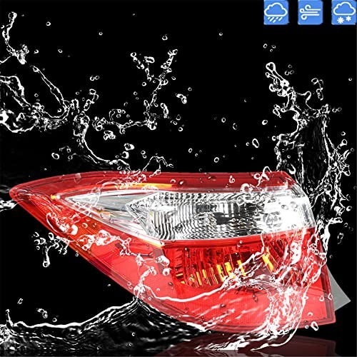 Outer Left Tail Light Assembly Replacement for Corolla 2014-2016 OE-Style
