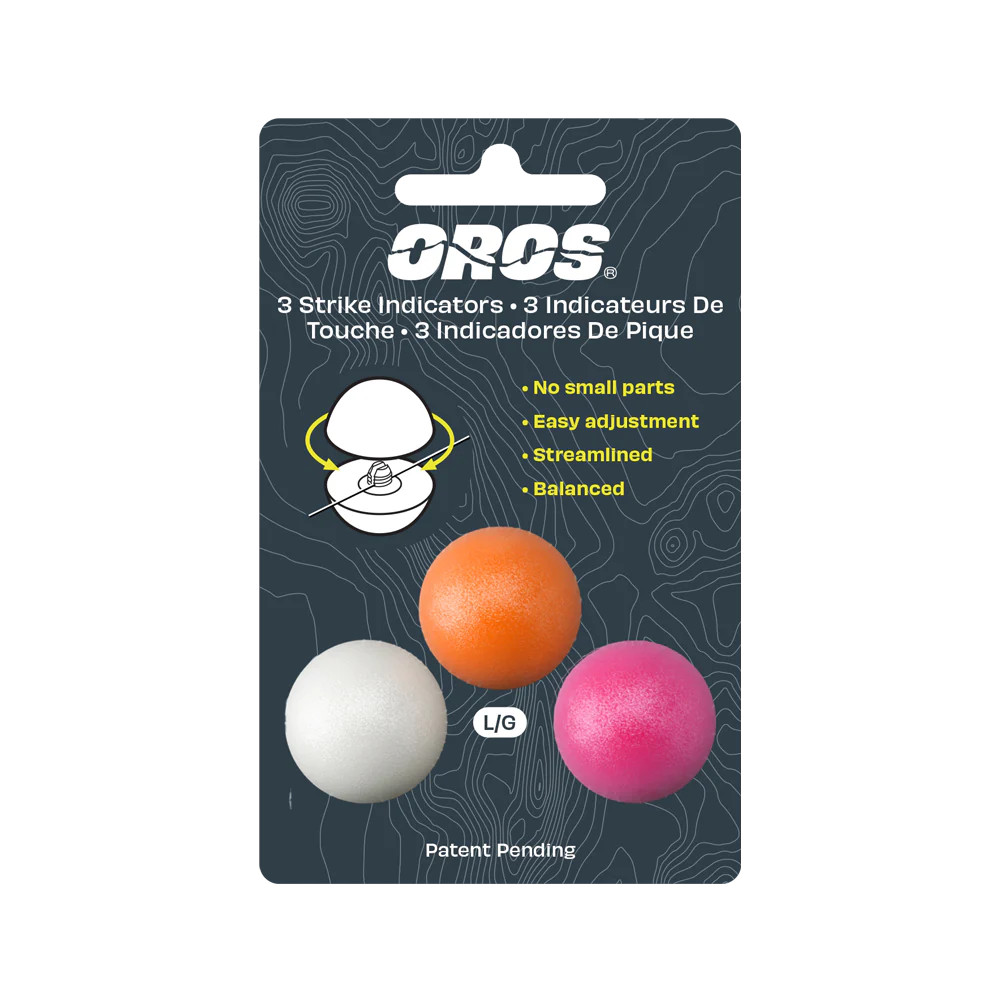 3-Pack Oros Multi-color Strike Indicators: Large