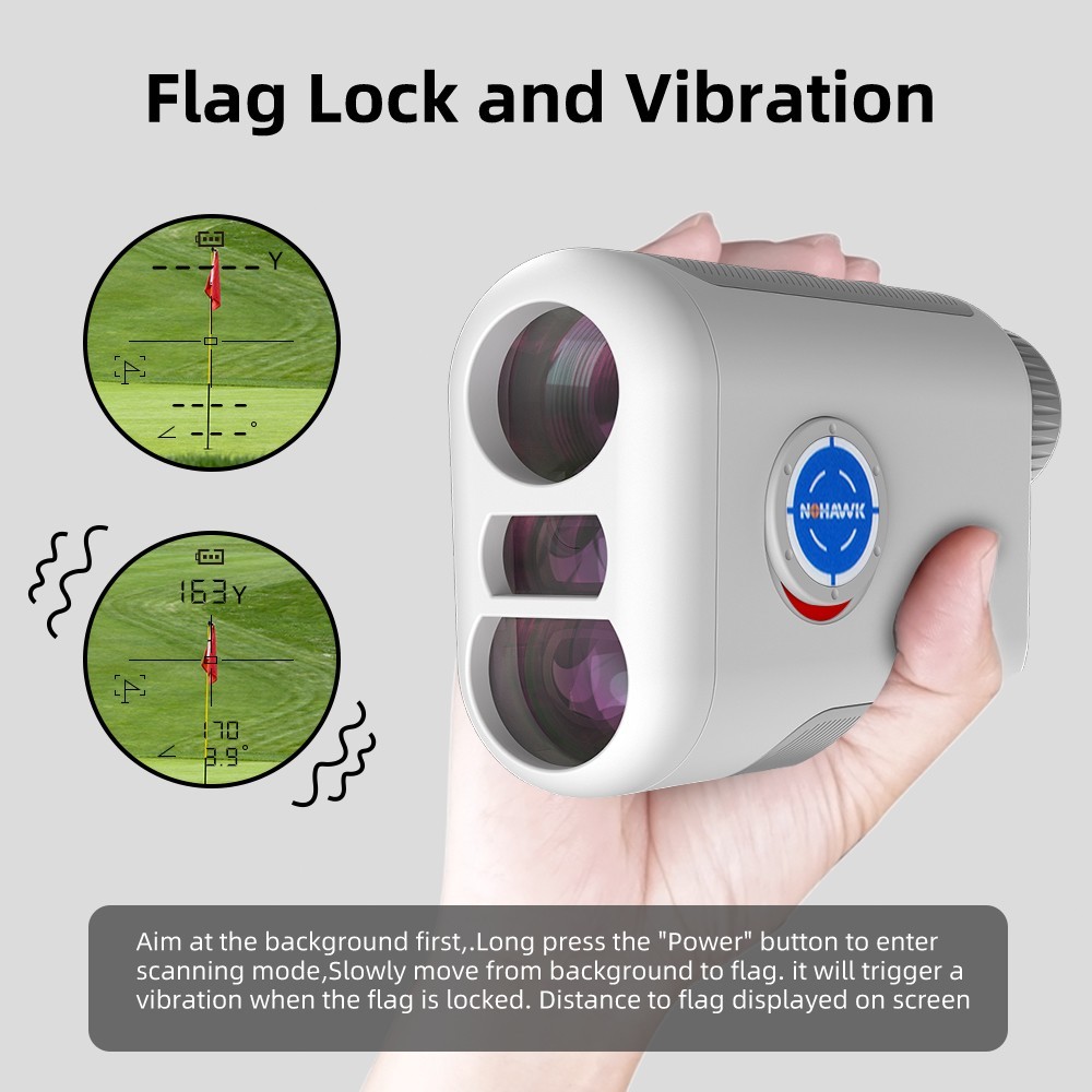 1000Yds Golf Laser Rangefinder With Slope Compensation Switch