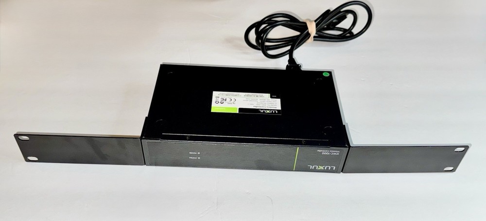 Luxul XWC-1000 V2 Wireless Controller System Tested with Power Cord Rack Ears