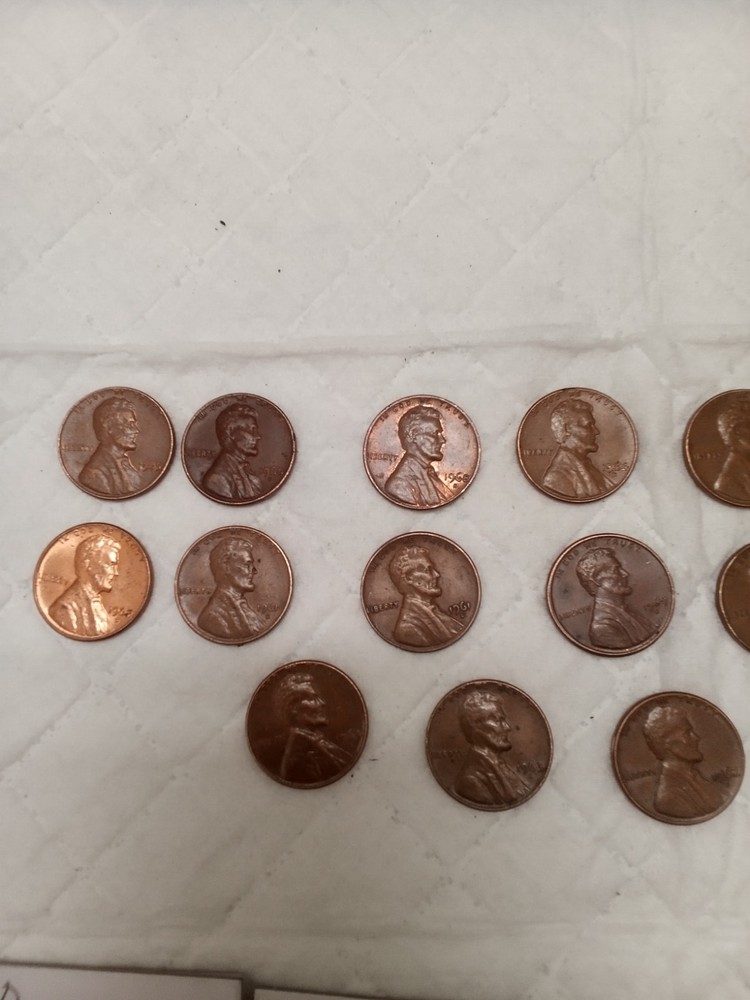 lot 1960 Penny's errors 25 Penny's