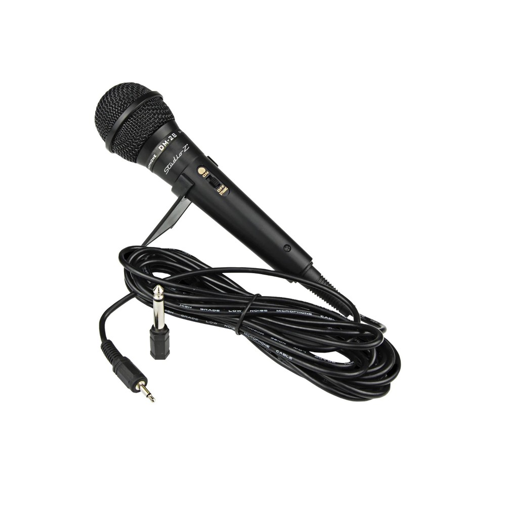 Uni-directional Dynamic Handheld Karaoke Microphone with Plug Adapter and Stand