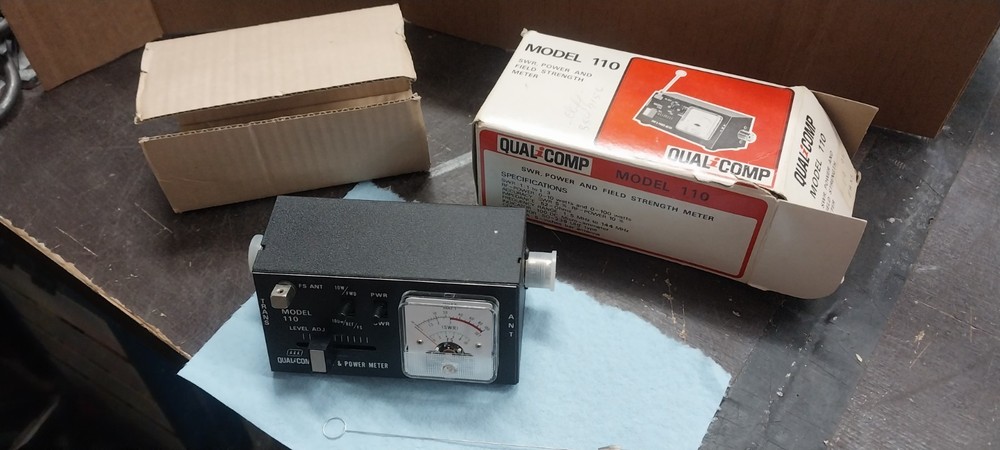 Qual-Comp Model 110 Power Meter Standing Wave Bridge device