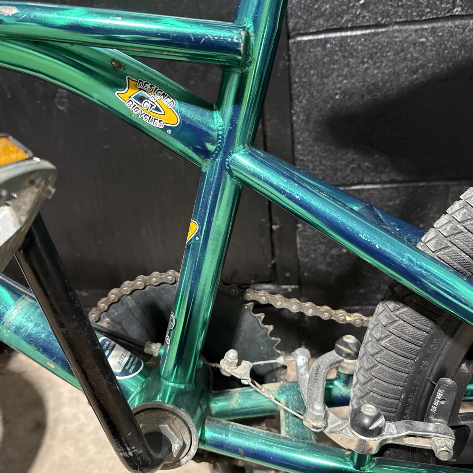 Dyno Air 2000 Gt Mags Freestyle Bike Metallic Green RARE Y2K Bmx Vintage