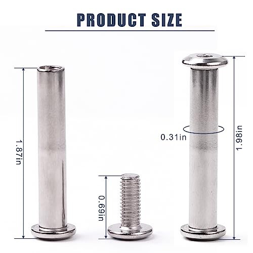 Top Connector Bracket Mounting Bolt Replacement Compatible with Bennington SS