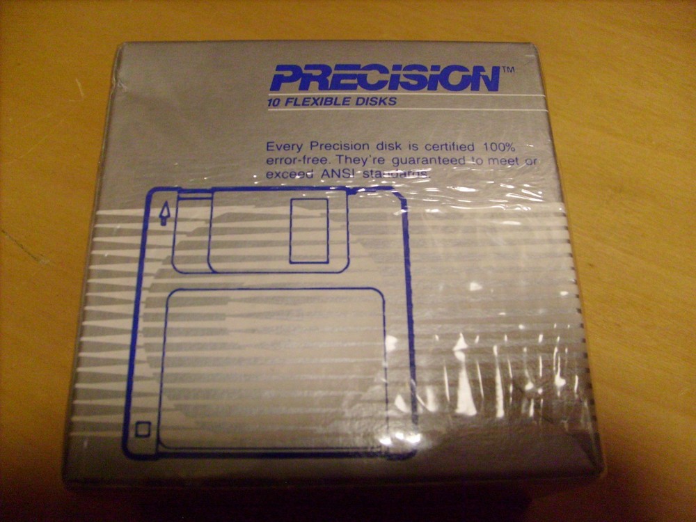 Precision 3.5" Floppy Disk NEW Sealed 10 Pack MF2HD