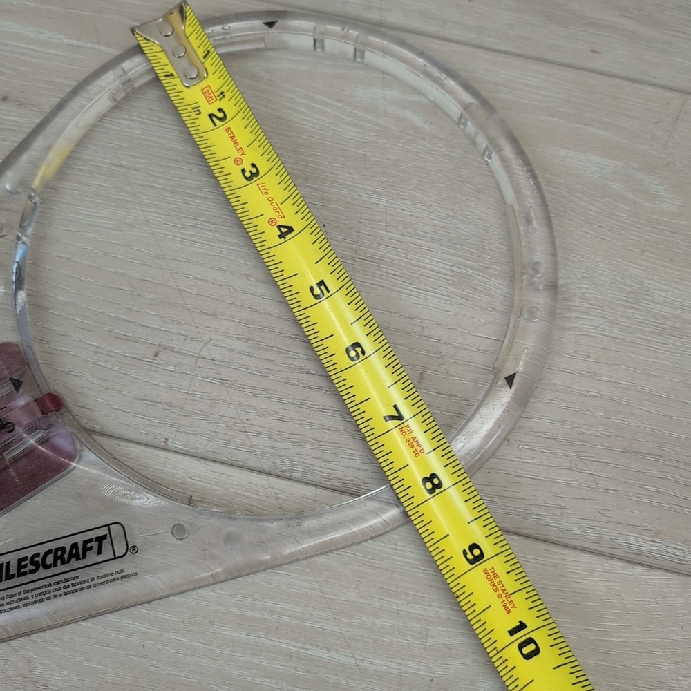 Milescraft Router Jigs Turnlock Offset Base & Circle/Edge Guide Thumb Release