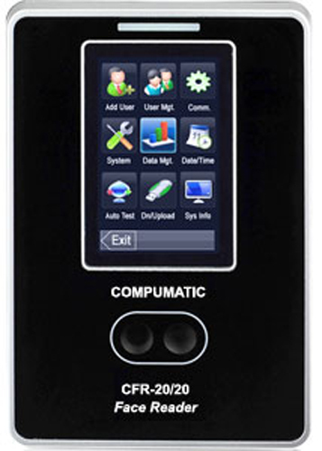 Compumatic CFR-20/20 v2 TOUCHLESS Biometric Face Recognition Time Clock w/ WiFi