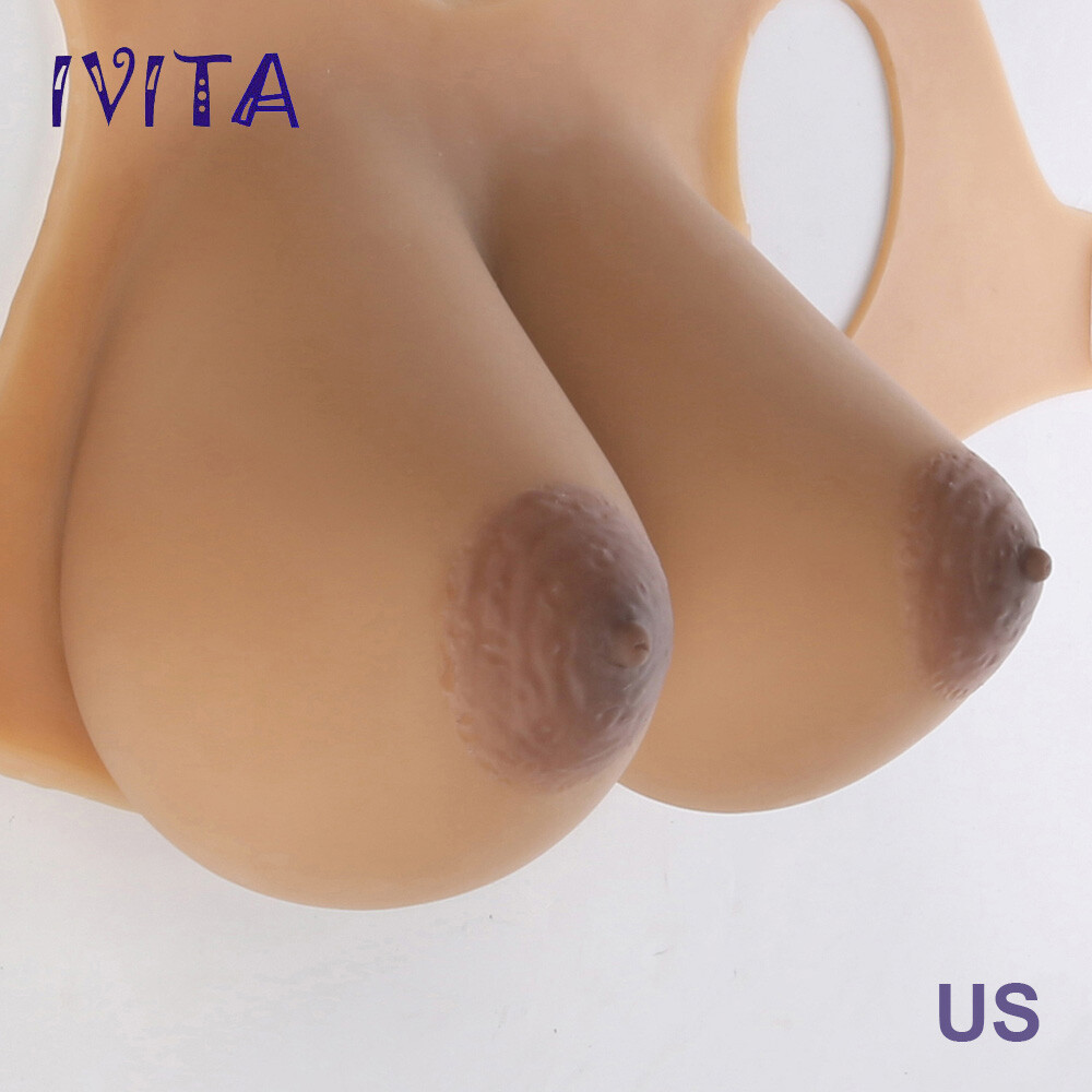 Crossdresser GG Cup Large Areola Full Silicone Breast Forms Artificial Boobs