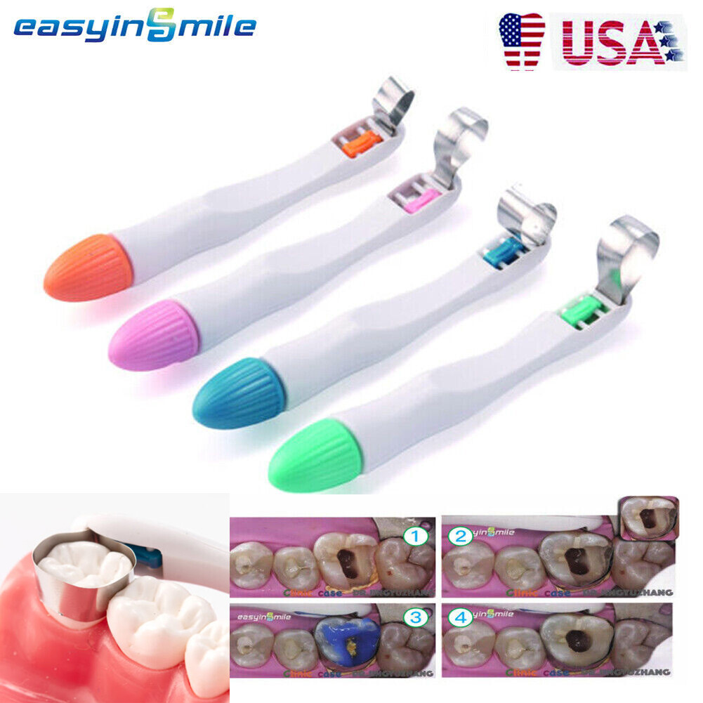 50pcs Dental Pro Matrix Bands Molar Premolar Band Stainless Steel Adjust 4.5/6MM