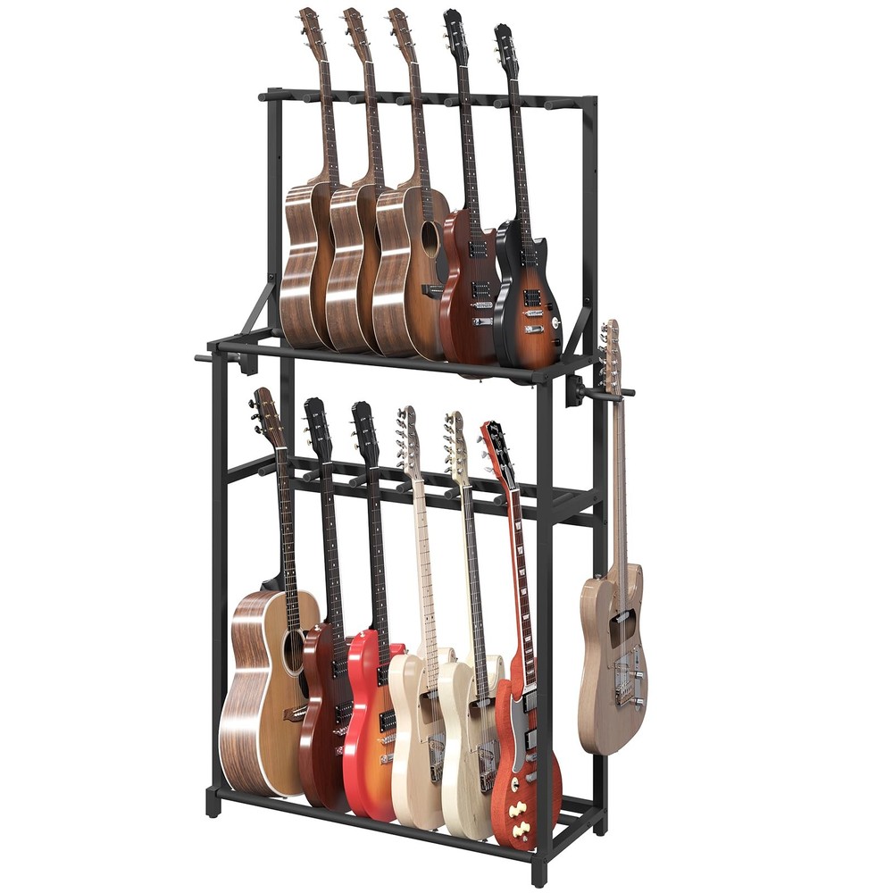Guitar Stand, Multiple Guitar Rack Holder for Various Instruments, Multi-Inst...