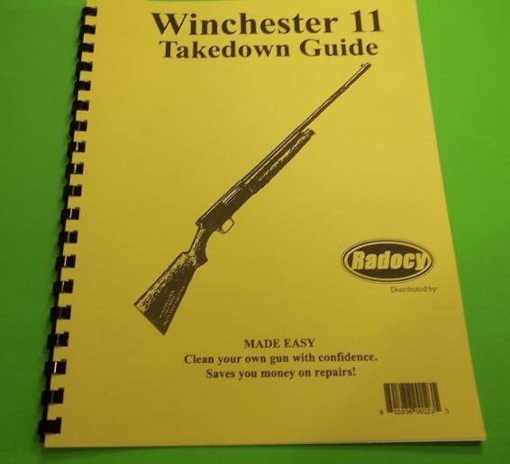 Winchester Model 11 Shotgun Takedown Guide – Printed Reference Manual (259)