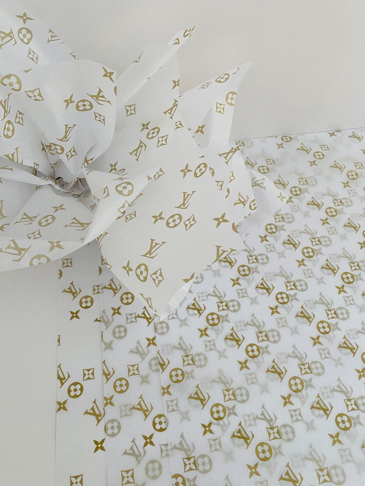 NEW Authentic Vintage LV Tissue Paper Vuitton