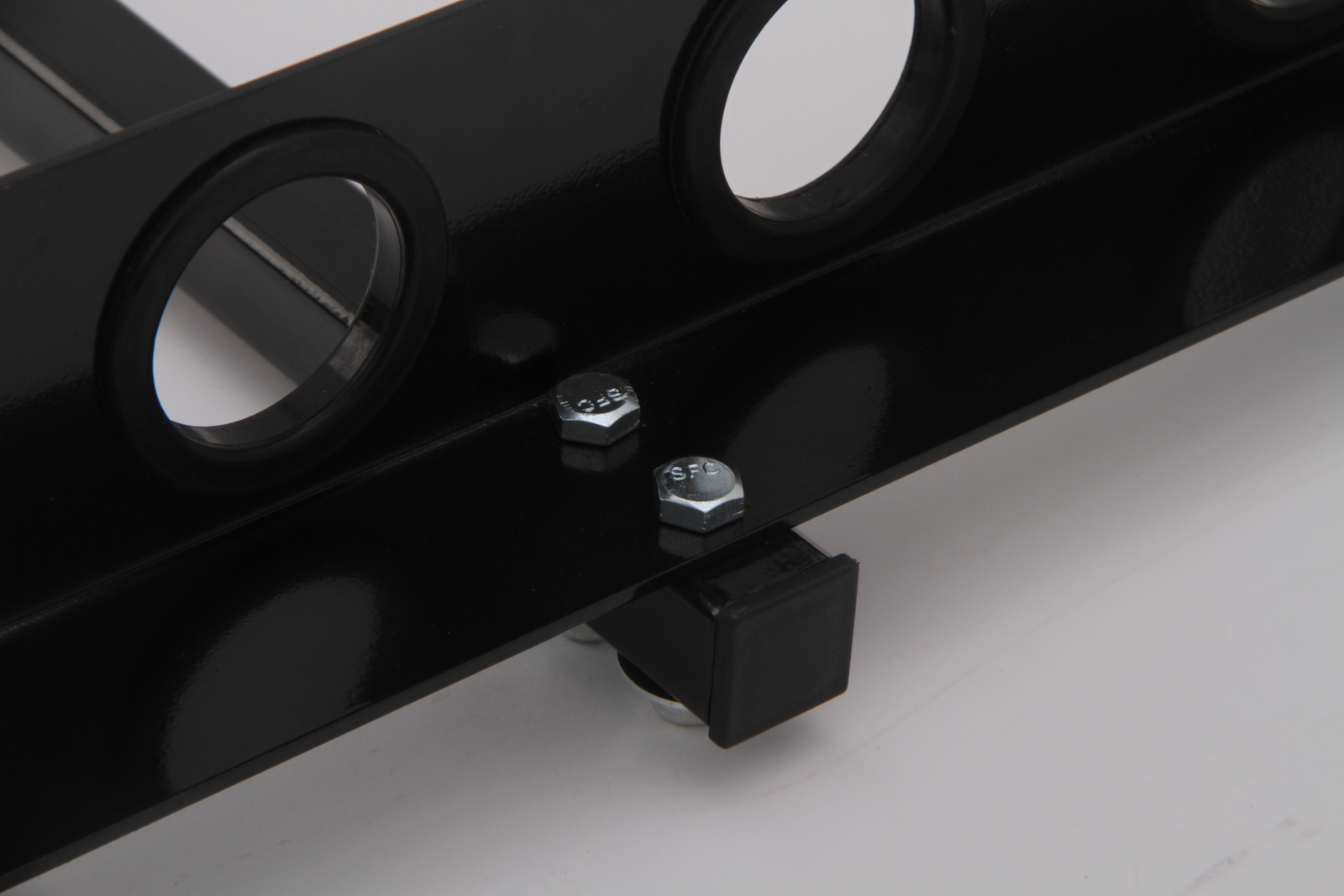 6-Slot Horizontal Tool Storage Rack for Trailers–Holds Shovels, Rakes & Pickaxes