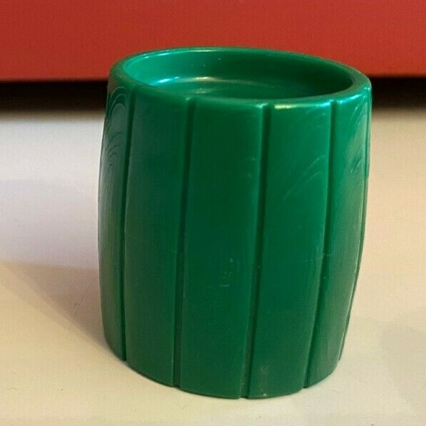 Lincoln Logs GREEN BARREL Plastic Accessory Replacement