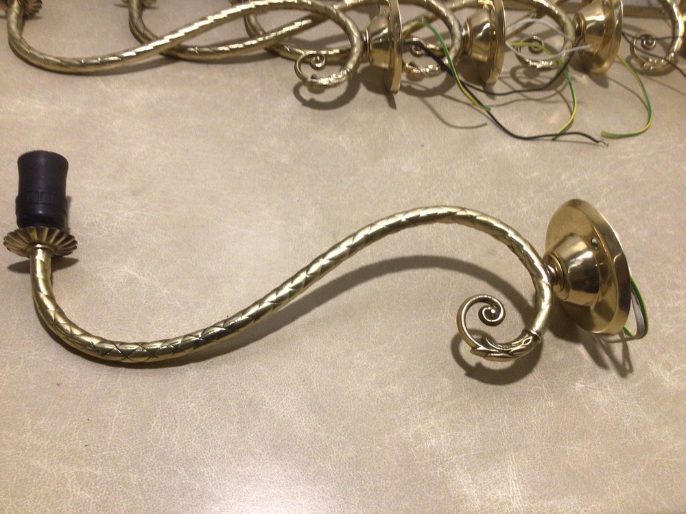 1 Vintage Brass Wall Lights ￼