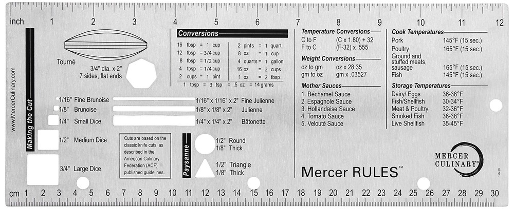 Mercer Culinary Mercer Rules English
