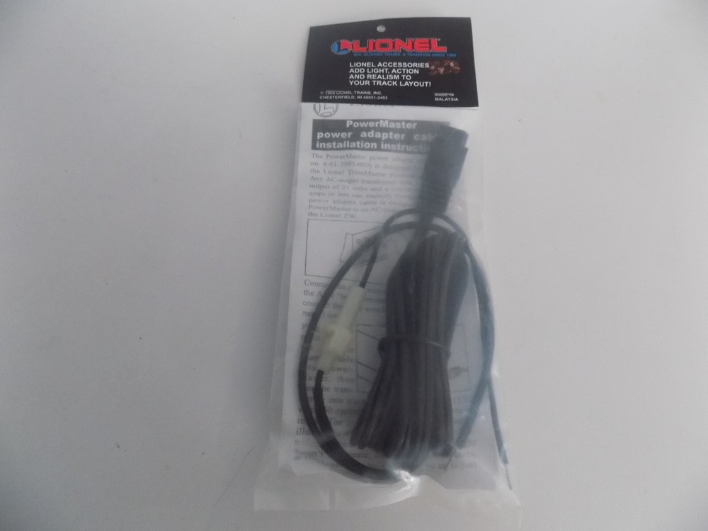 Lionel Trains Trainmaster Command Powermaster #6-128687 + PM-1 Power Adapter