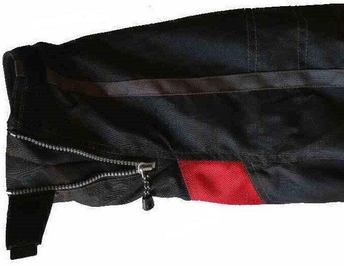 Red Motorcycle Jacket - Mens Small