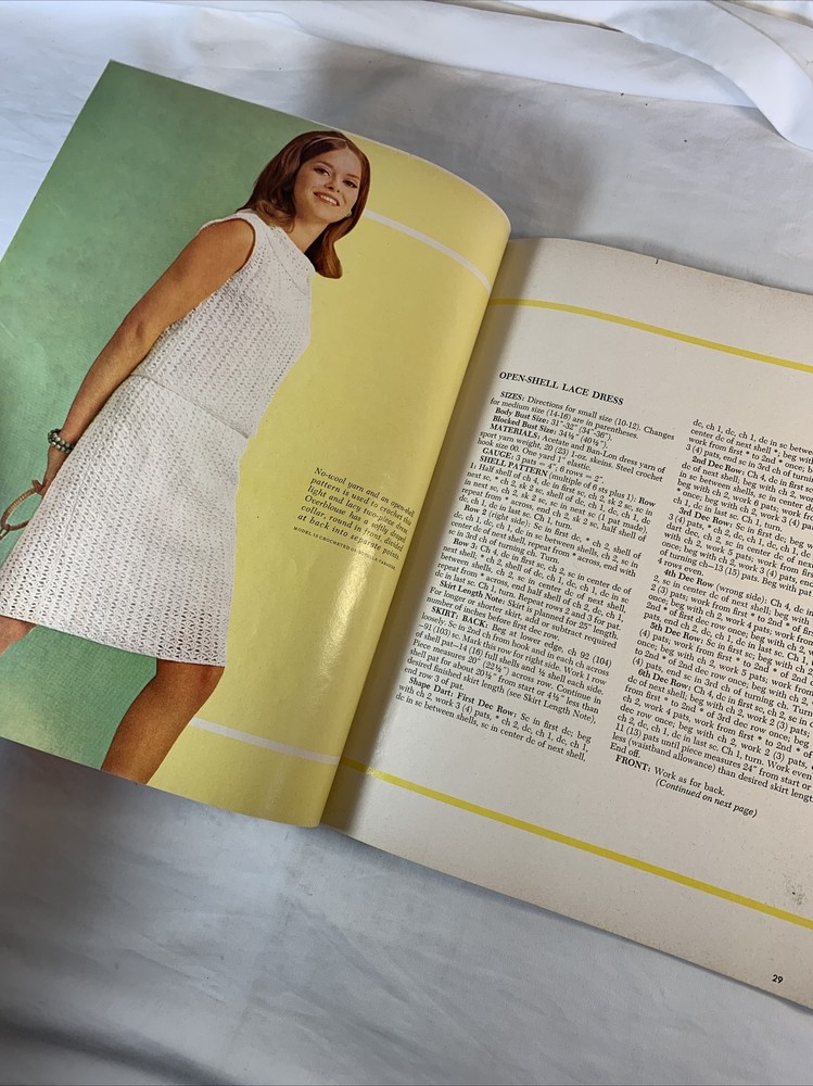 McCall's Step-by-step Crochet Lessons For Beginners Book 2 1968