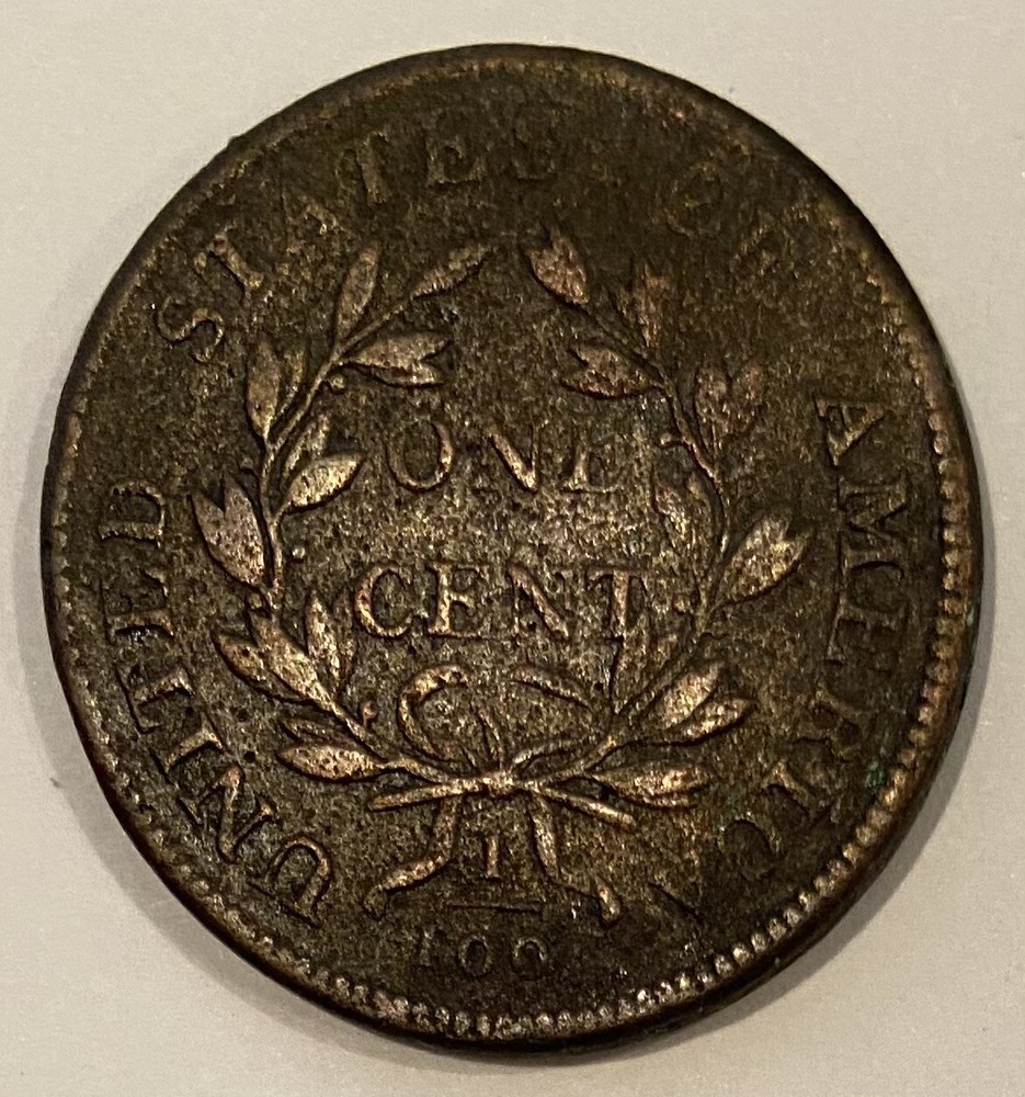 1803 draped bust large cent small date, small fraction