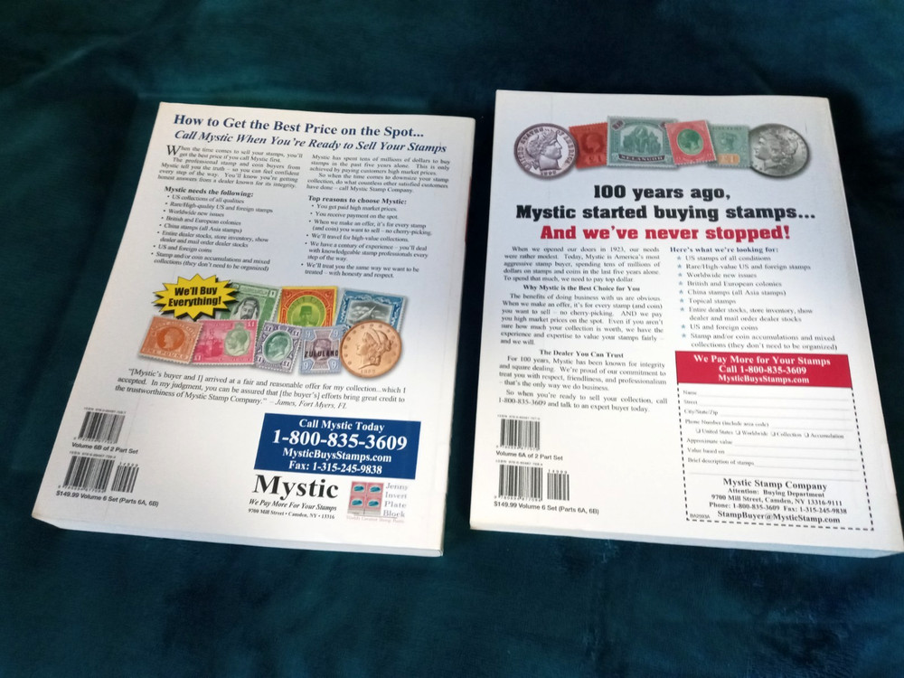 Scott Stamp Catalog 2024 Volume 6A & 6B - COUNTRIES Reference Book Lot