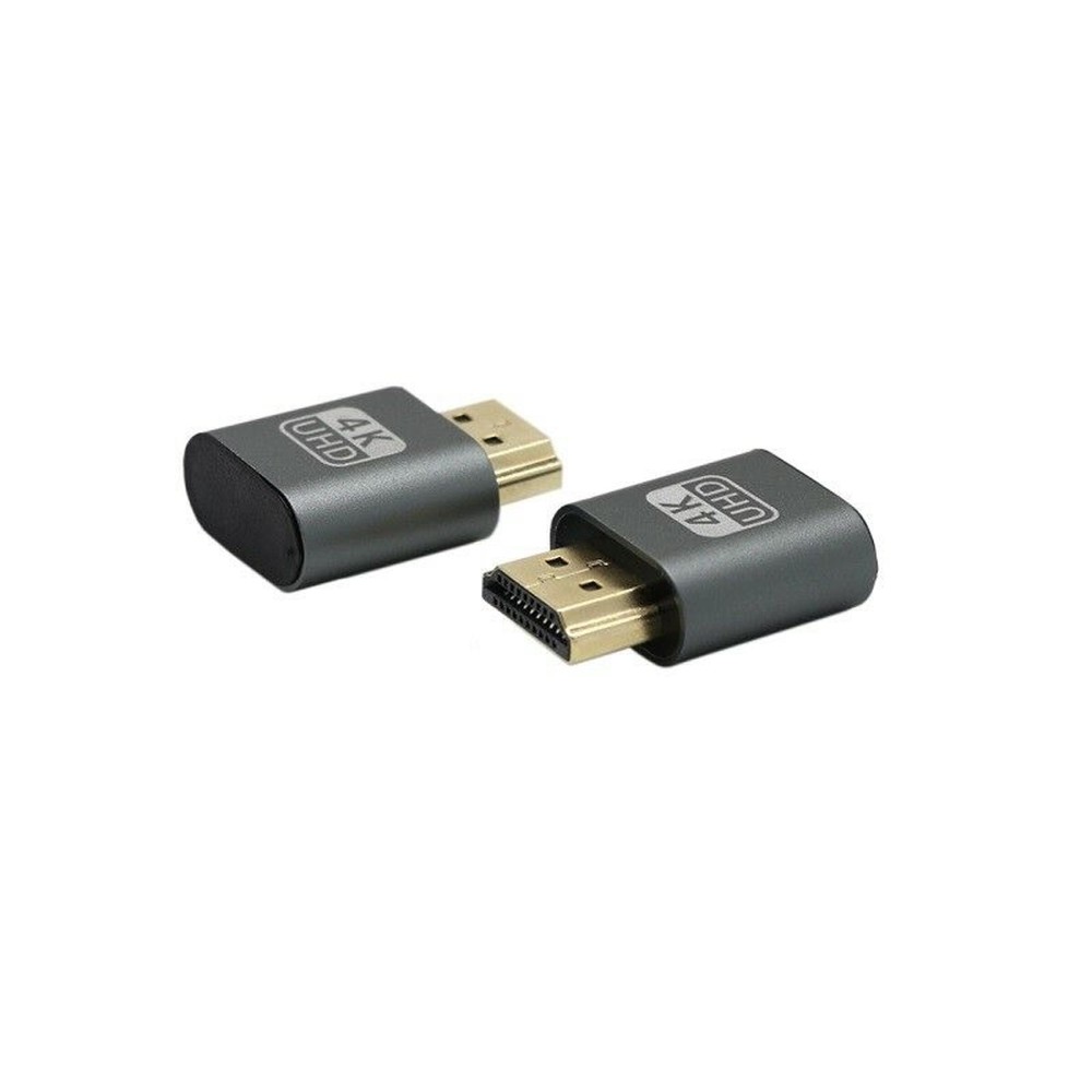 2Pack HDMI Dummy Plug Headless Ghost Fake Display Emulator Module 4K 1920x1080 A