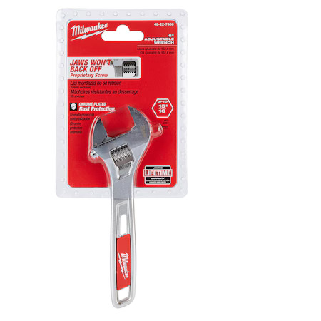 Milwaukee Tool 48-22-7406 6" Adjustable Wrench