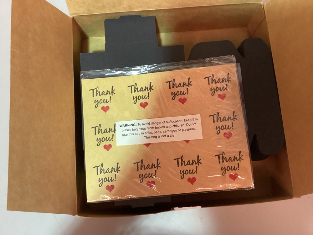 100 Pack Soap Packaging Boxes Mini Kraft Boxes w/ Clear Window & Stickers