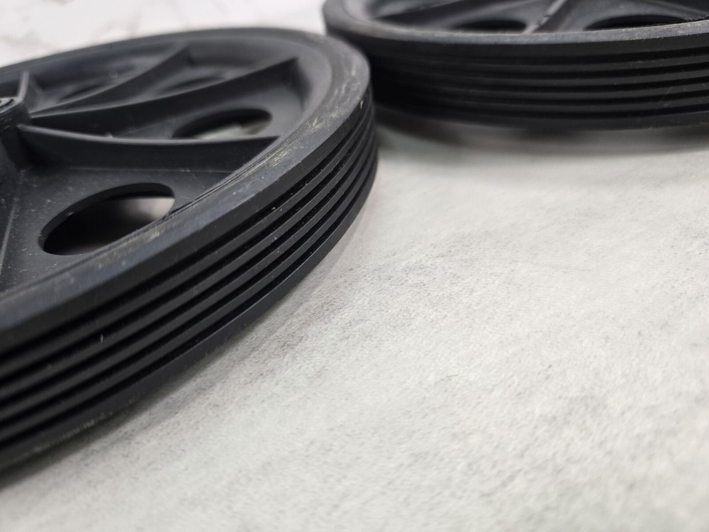 Black Lot 2 Plastic Unbranded Replace Replacement Wheel