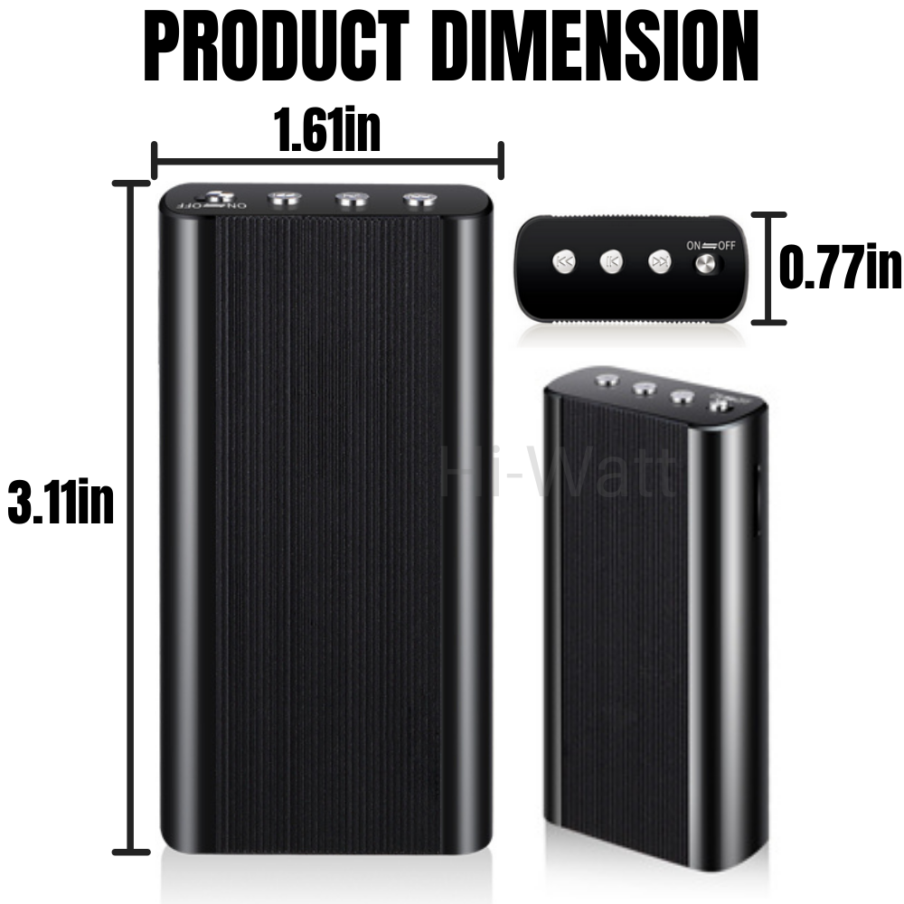 240 Hr Spy Mini MP3 Digital Voice Activated Recorder 16GB Audio Recording Device