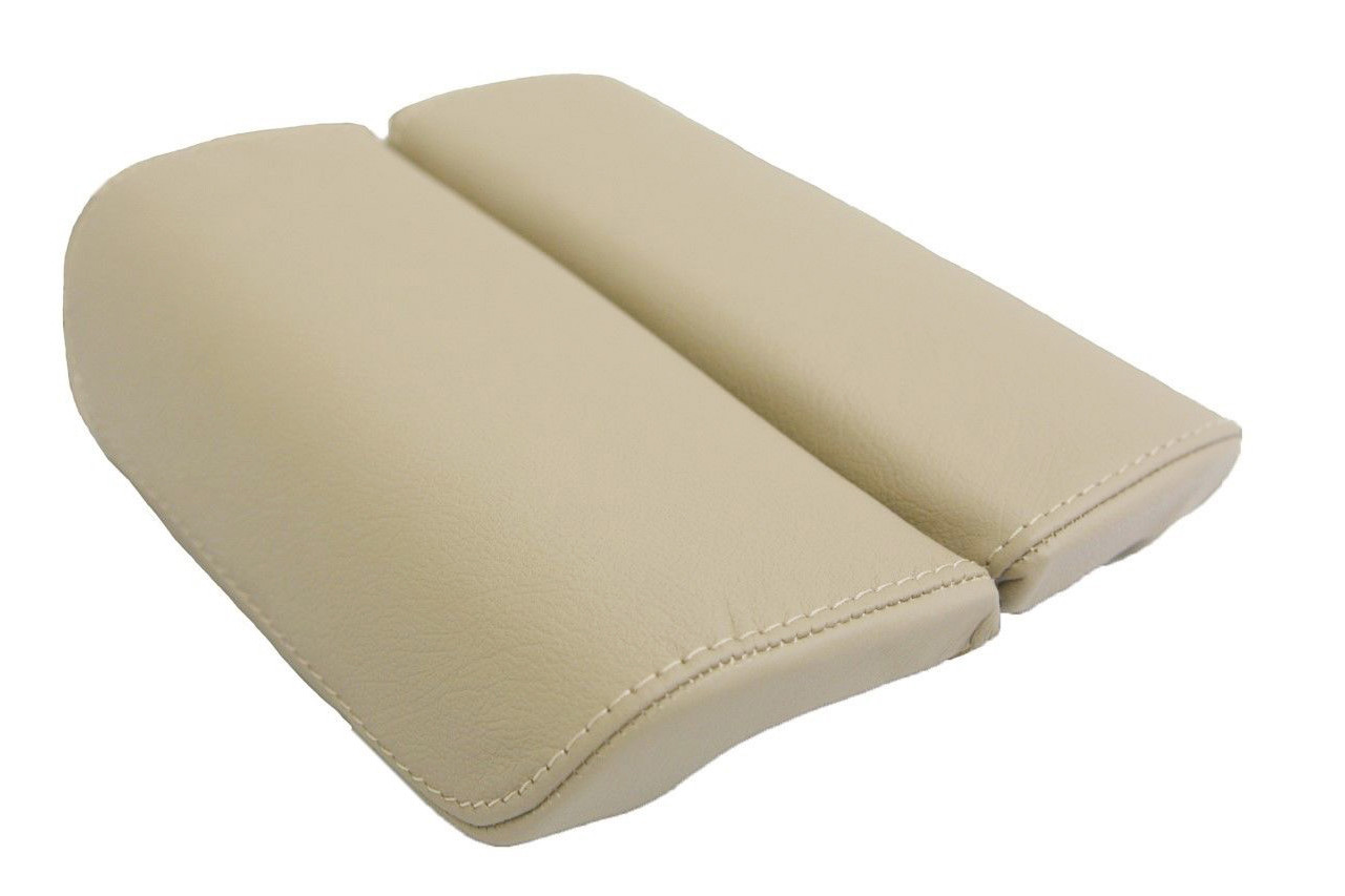 Center Console Armrest Leather Synthetic Cover for Cover Lincoln MKS 09-16 Beige