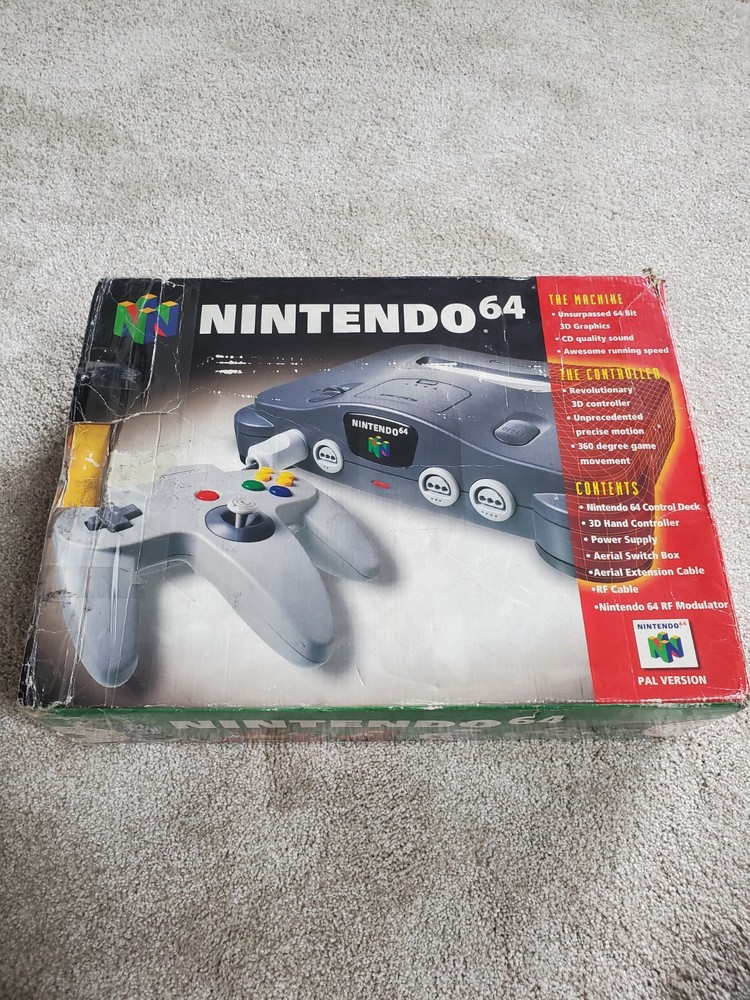 Nintendo 64 Console (PAL Version) With Box